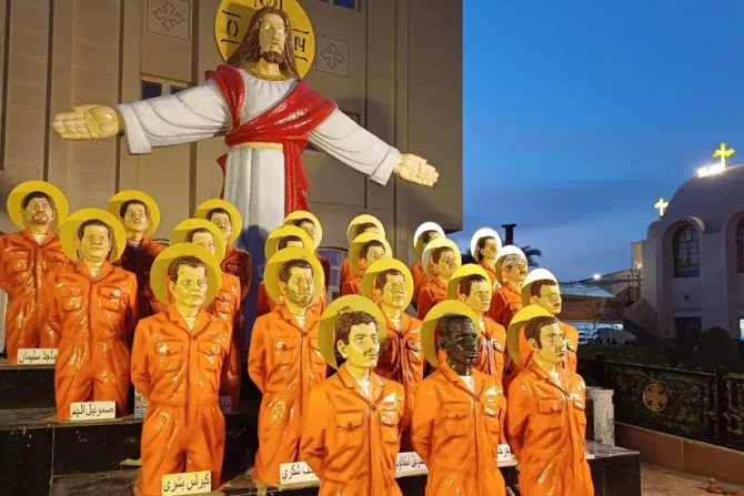 Shrine of the Church of the Martyrs of Faith and Homeland, Egypt. Credit: Church of the Great Anba Anthony and the Righteous Anba Paula in Ezbet