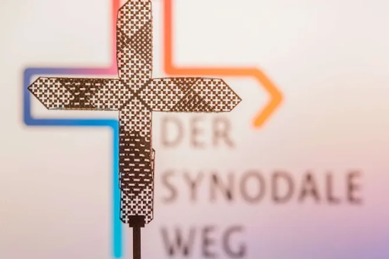 The cross of the German “Synodal Way.”