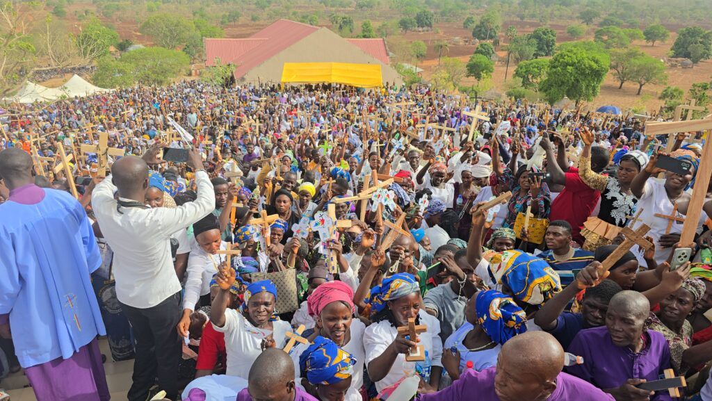 Rosary-praying contingent at Our Lady of Perpetual Help Pilgrimage Center