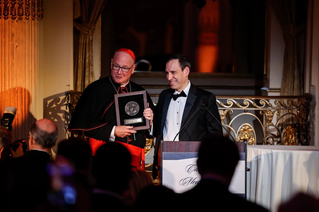Cardinal Timothy Dolan’s leadership in the public square has shaped the national conscience on religious freedom and strengthened the resolve of those who defend it," Becket President Mark Rienzi said. Credit: Photo courtesy of Becket