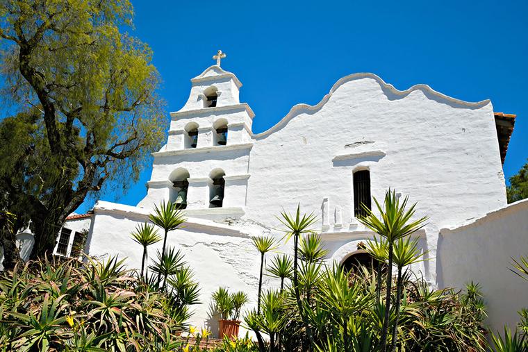 Mission Basilica San Diego de Alcalá in San Diego, California, is a stopping point and rendezvous site for the 2025 Camino de California Eucharistic Pilgrimage and the National Eucharistic Pilgrimage.