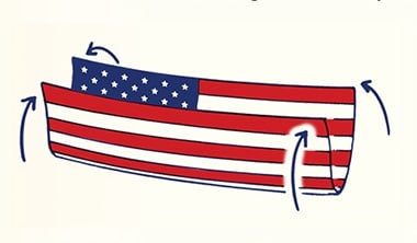 How to Fold The American Flag: An Illustrated Guide