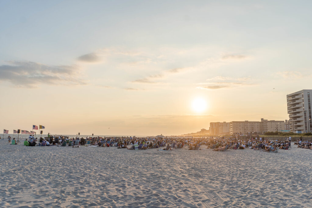 At least 1200 gather for Mass on the shores of Long Island July 6, 2025.