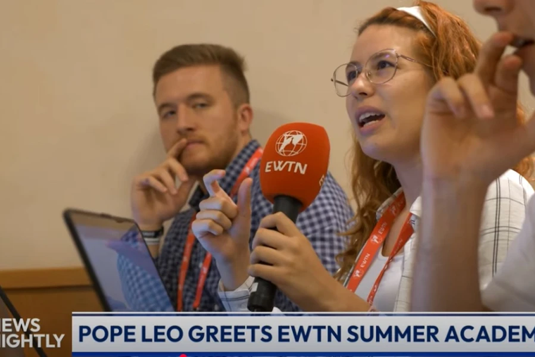Journalism students have traveled from across the globe to Rome to take part in the fourth annual EWTN Summer Academy from July 21–31, 2025.