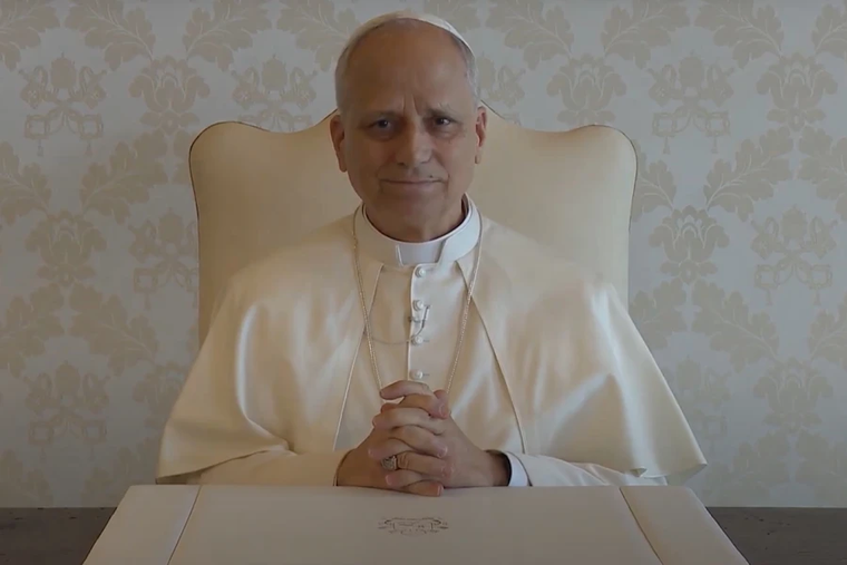 Pope Leo’s message was received with a standing ovation.