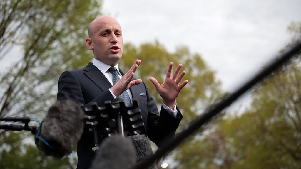 Stephen Miller Scolds Reporter Over Abrego-Garcia Deportation