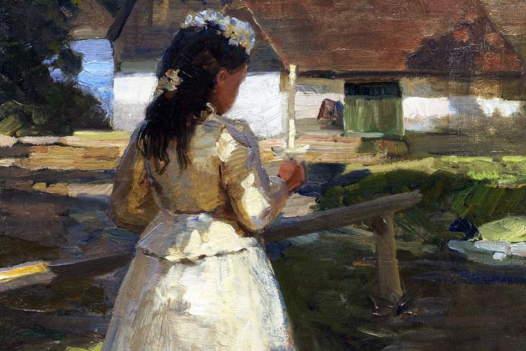 Hermann Eissfeldt, “Kommunionskind,” ca. 1900