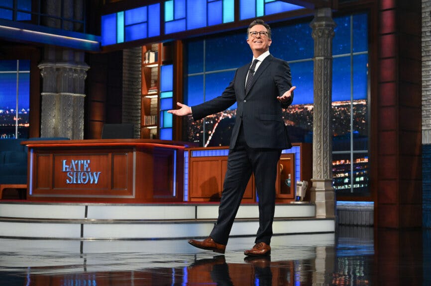 Colbert And Kimmel Clear A Low Bar With Late-Night Condolences