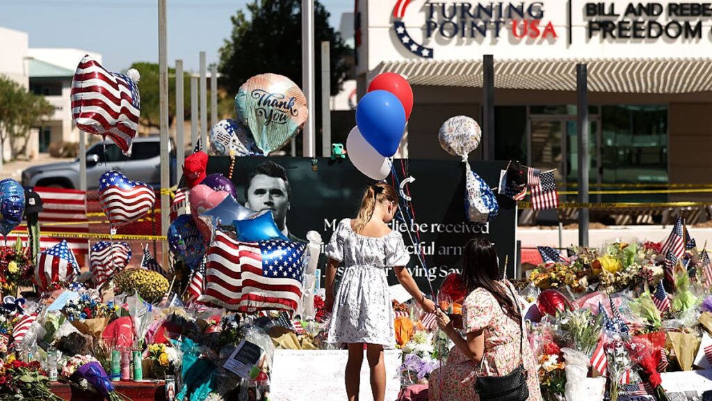 Vandal Dressed As Suspected Assassin Tramples Charlie Kirk Memorial