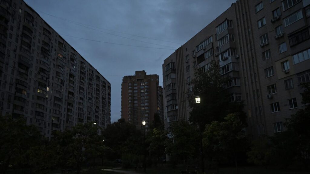Thousands In Kyiv Plunged Into Darkness After Mass Russian Attack