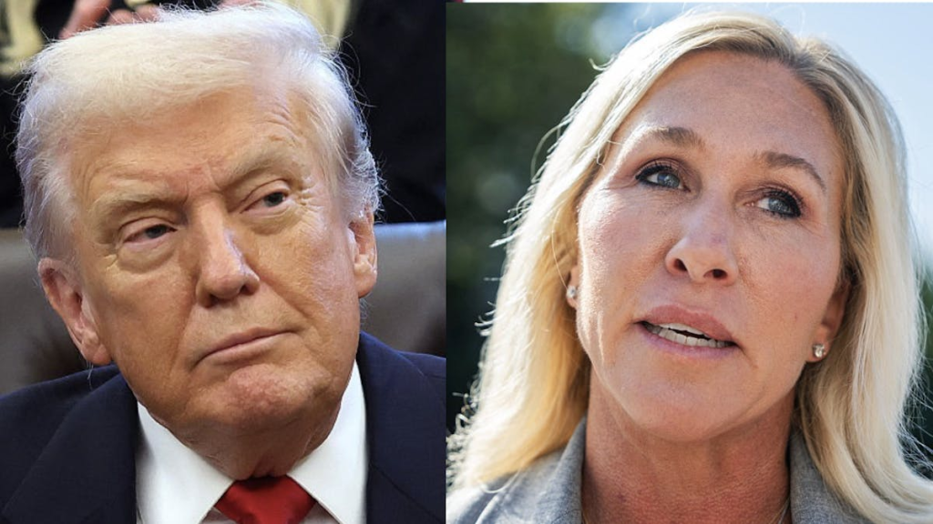 Trump Reacts To Marjorie Taylor Greene Resignation