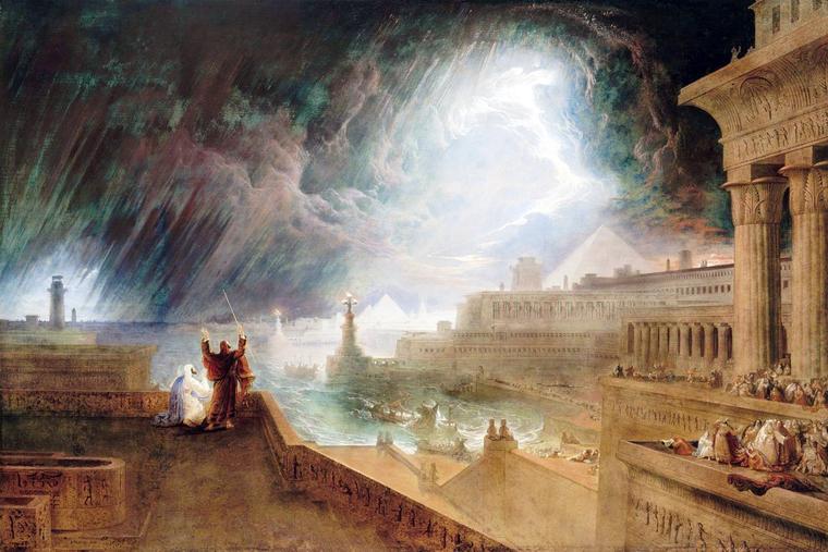 John Martin, “The Seventh Plague of Egypt,” 1823, Museum of Fine Arts, Boston