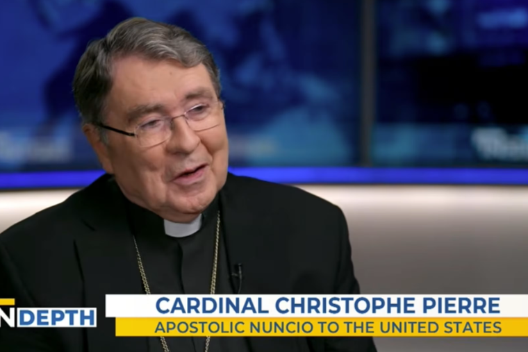Cardinal Christophe Pierre, apostolic nuncio to the United States, speaks to Catherine Hadro on ‘EWTN News in Depth’ on Jan. 30.