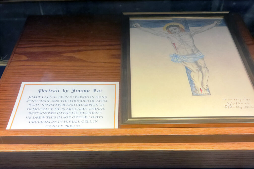 Jimmy Lai - Drawing at St. Patrick’s Cathedral