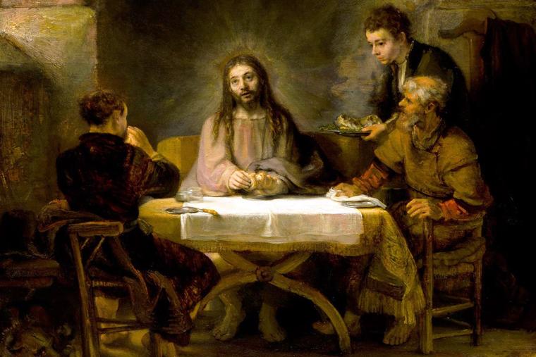 Rembrandt, “The Supper at Emmaus,” 1648, Louvre Museum, Paris