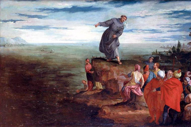 Paolo Veronese, “St. Anthony Preaching to the Fish,” ca. 1580, Galleria Borghese, Rome