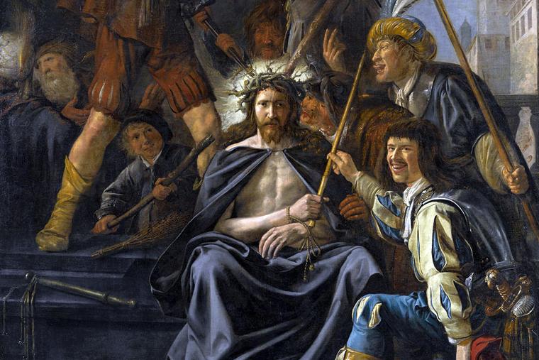 Jan Miense Molenaer, “The Crowning with Thorns,” 1639, Sint-Odulphuskerk, Zaanstad, Netherlands
