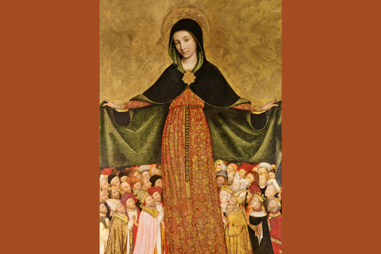 ‘Virgin of Mercy,’ detail