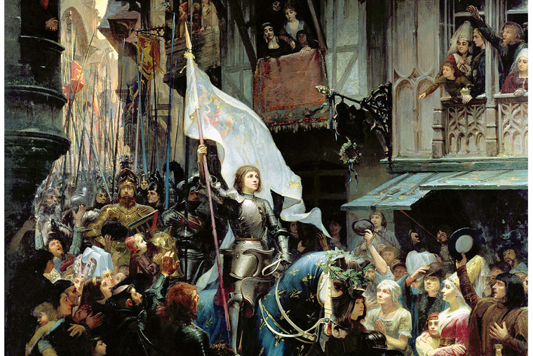 ‘Joan of Arc Enters Orléans’ by Jean-Jacques Scherrer (1887, Musée des Beaux-Arts d'Orléans)