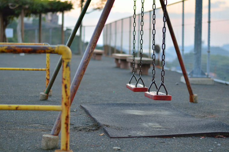 An empty playground.
