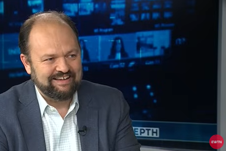 Ross Douthat speaks about Pope Leo XIV and U.S. religious trends on the June 6, 2025, episode of ‘EWTN News In Depth.’