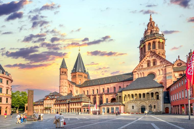 St. Martin’s Cathedral in Mainz, Germany, seat of Bishop Peter Kohlgraf.