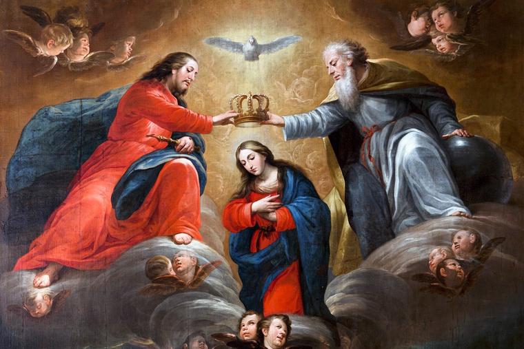 Pedro de Calabria, "The Coronation of the Virgin," ca. 1700, Museo del Prado, Madrid, Spain