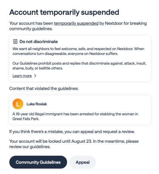 Nextdoor Kicked Me Off Its Platform For Telling People About A Murder