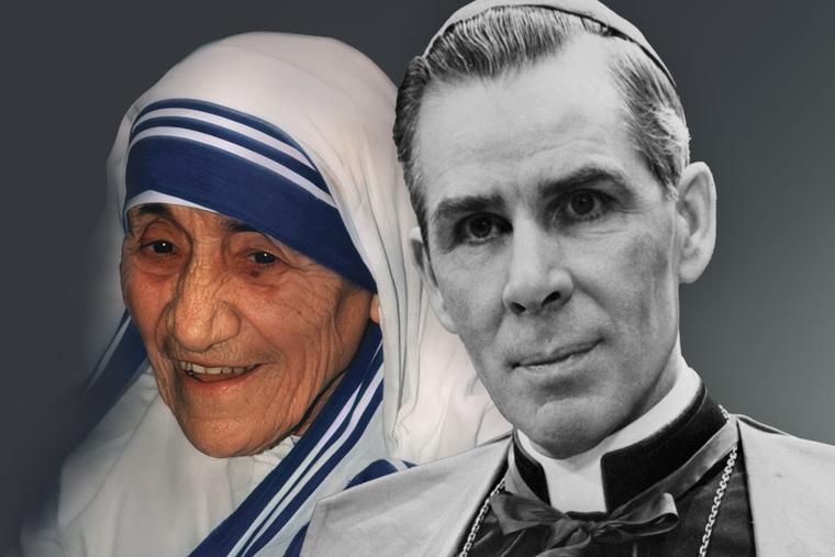 Mother Teresa and Fulton Sheen met many times.