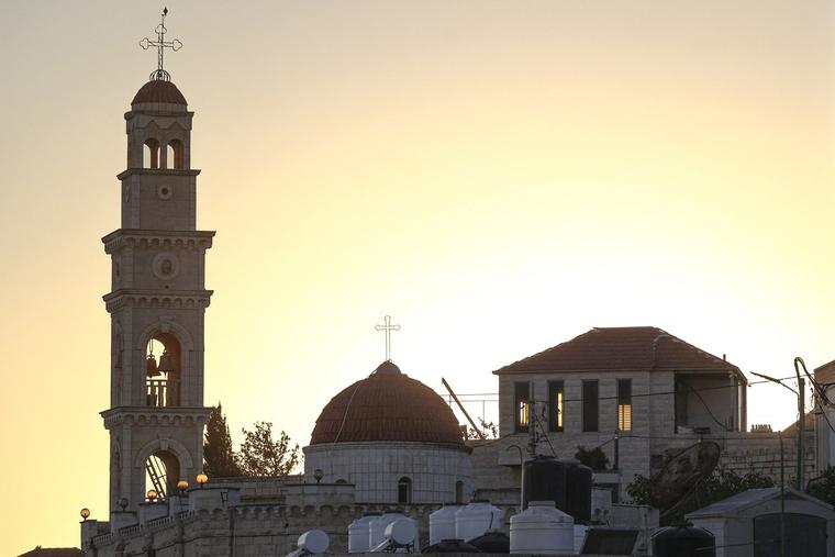 A church stands in Taybeh on Sept. 8, 2026. Taybeh is a historic Palestinian Christian village east of Ramallah, known for its churches and centuries-old Christian heritage. Residents have reported growing pressure from settler violence, land disputes and movement restrictions, while local churches continue to serve as important centers of worship and community life.