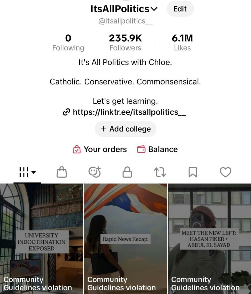 TikTok Is Shadowbanning Me To Protect Islam And Communists